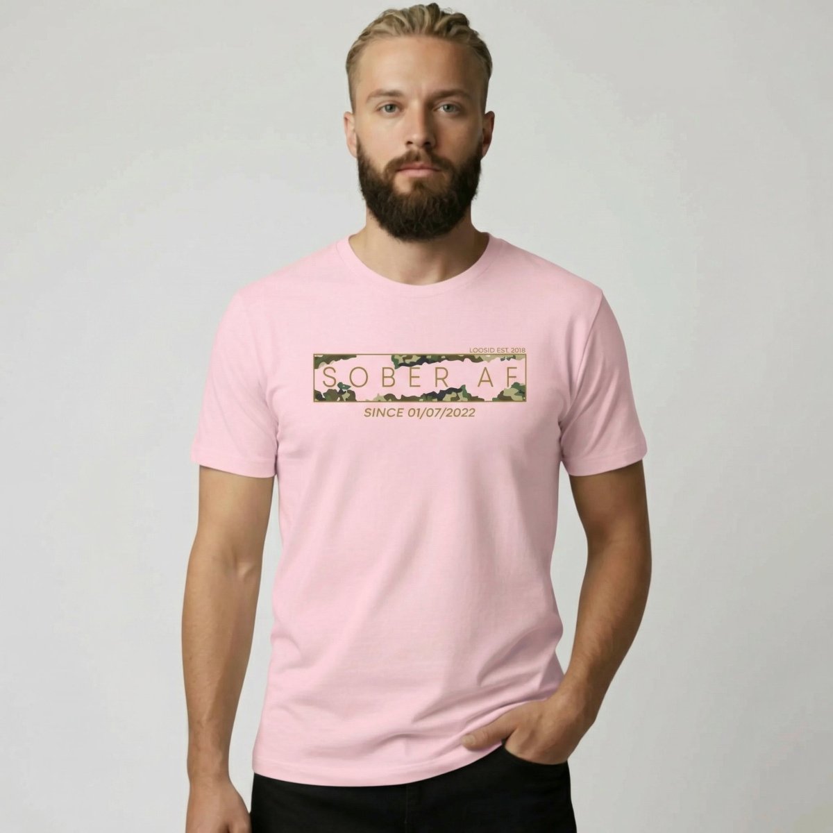 Sober AF Sober T Shirt lifestyle view (view 15)