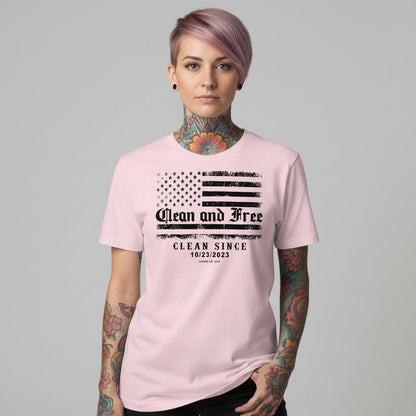 Clean and Free Sober T Shirt product photo (view 20)