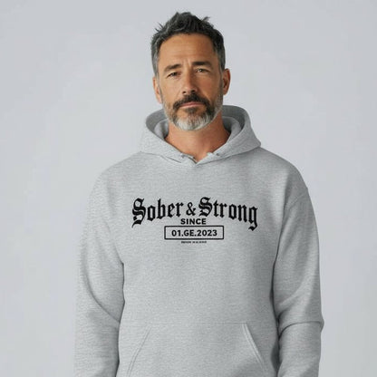 Old School Sober Recovery Hoodie product photo (view 30)