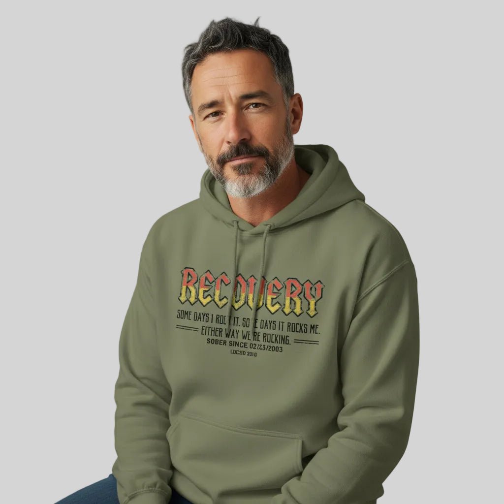 Recovery Rocks Recovery Hoodie packaging detail (view 18)