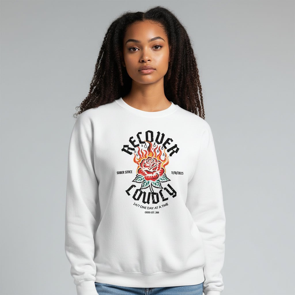 Recover Loudly Recovery Hoodie featuring the design (view 41)