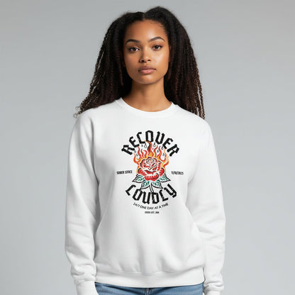 Recover Loudly Recovery Hoodie featuring the design (view 41)