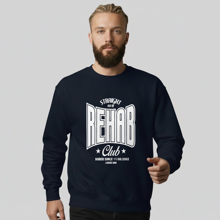 Rehab Recovery Hoodie flat lay styled image (view 13)