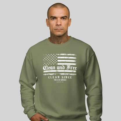 Sobriety Recovery Hoodie flat lay styled image (view 13)