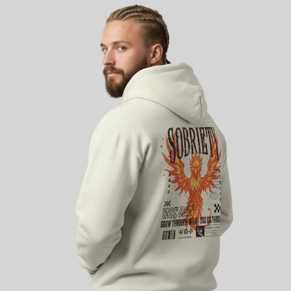 Sober Hoodie Limited Edition Recovery Hoodie packaging detail (view 8)