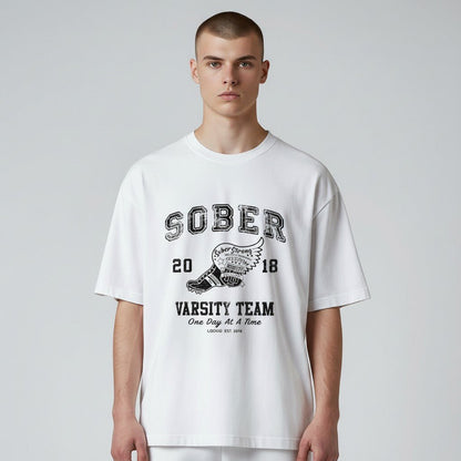Sober Varsity Men's Sober Sober T Shirt packaging detail (view 28)