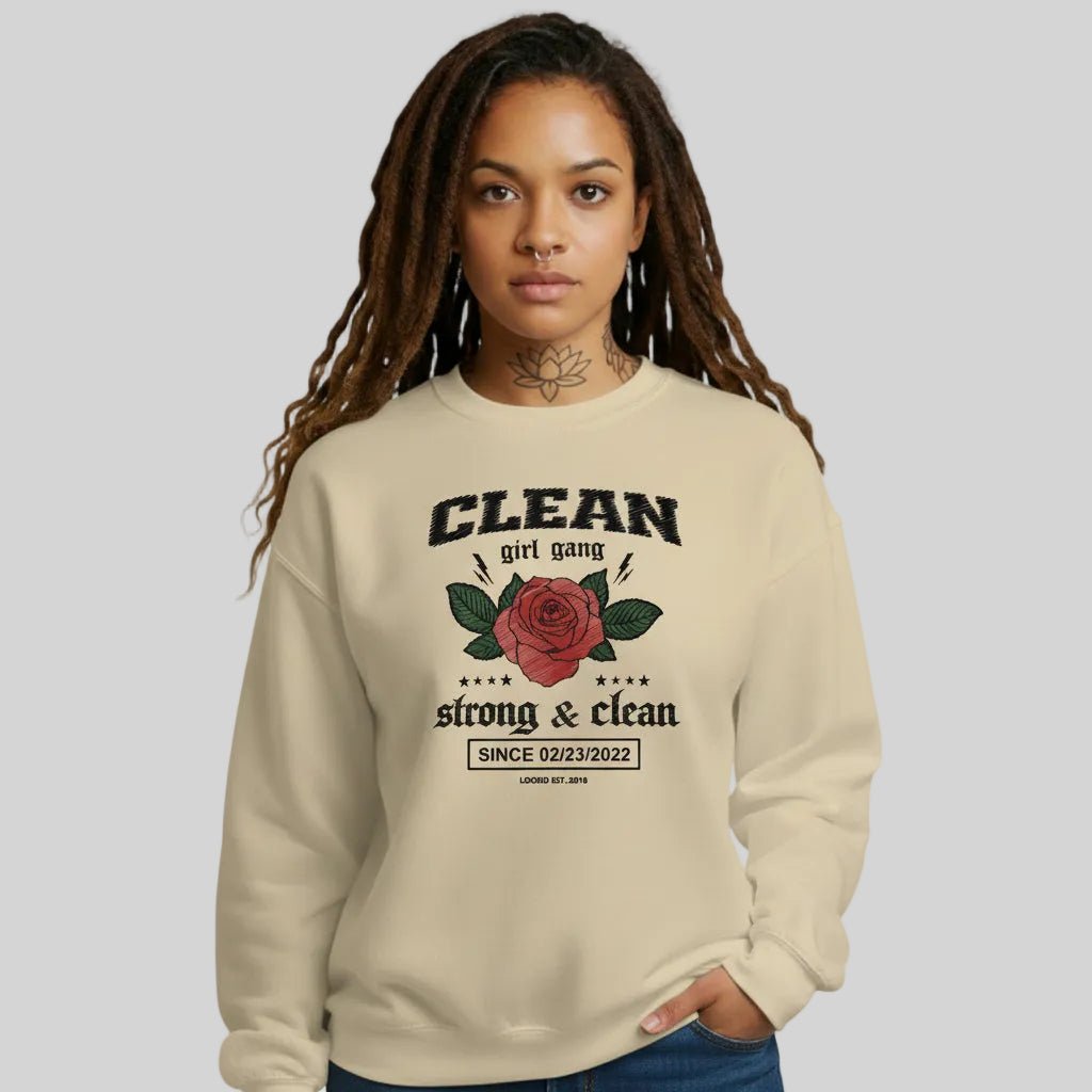 Strong & Clean Personalized Recovery Recovery Hoodie side view (view 26)