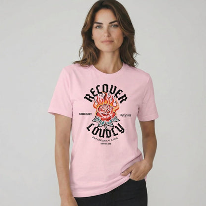 Recover Loudly Sober T Shirt close-up view (view 22)