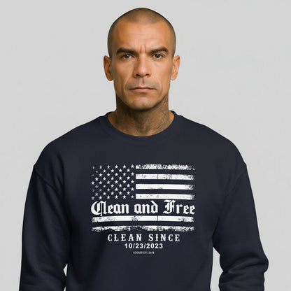 Sobriety Recovery Hoodie side view (view 6)