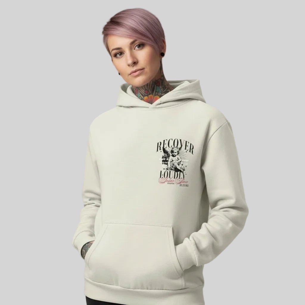 Sober Hoodie Limited Edition Recovery Hoodie back view (view 7)