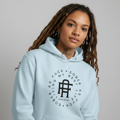 Living My Best Life Recovery Hoodie side view (view 16)