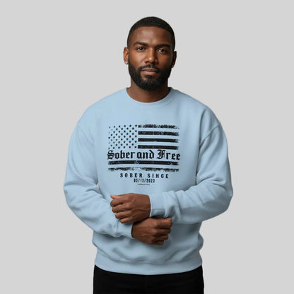 Sobriety Recovery Hoodie fit detail (view 29)
