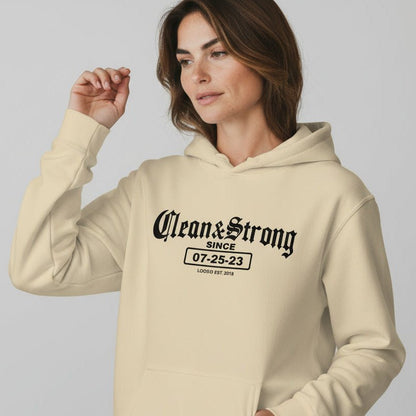 Old School Clean & Strong Recovery Hoodie packaging detail (view 28)