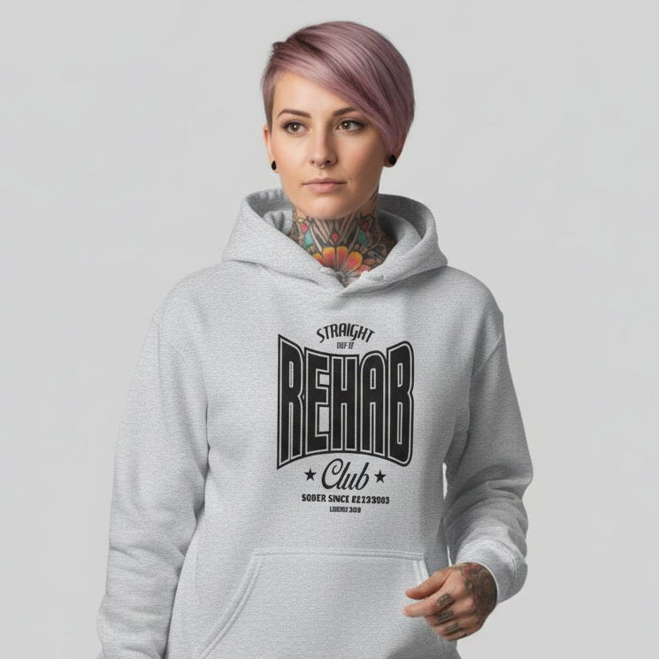 Rehab Recovery Hoodie close-up view (view 12)