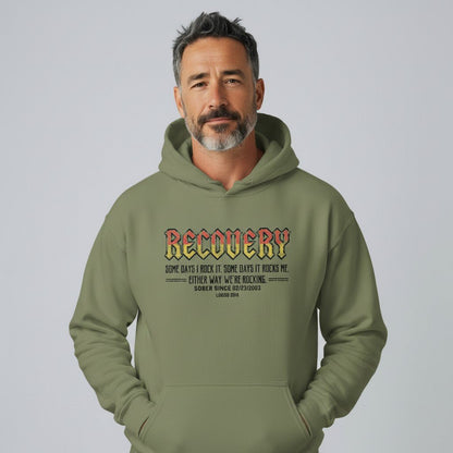 Recovery Rocks Recovery Hoodie fit detail (view 19)