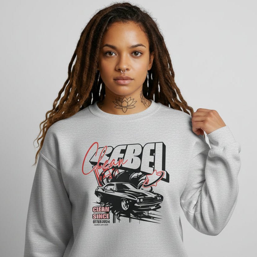 Clean Since Recovery Hoodie graphic detail (view 14)