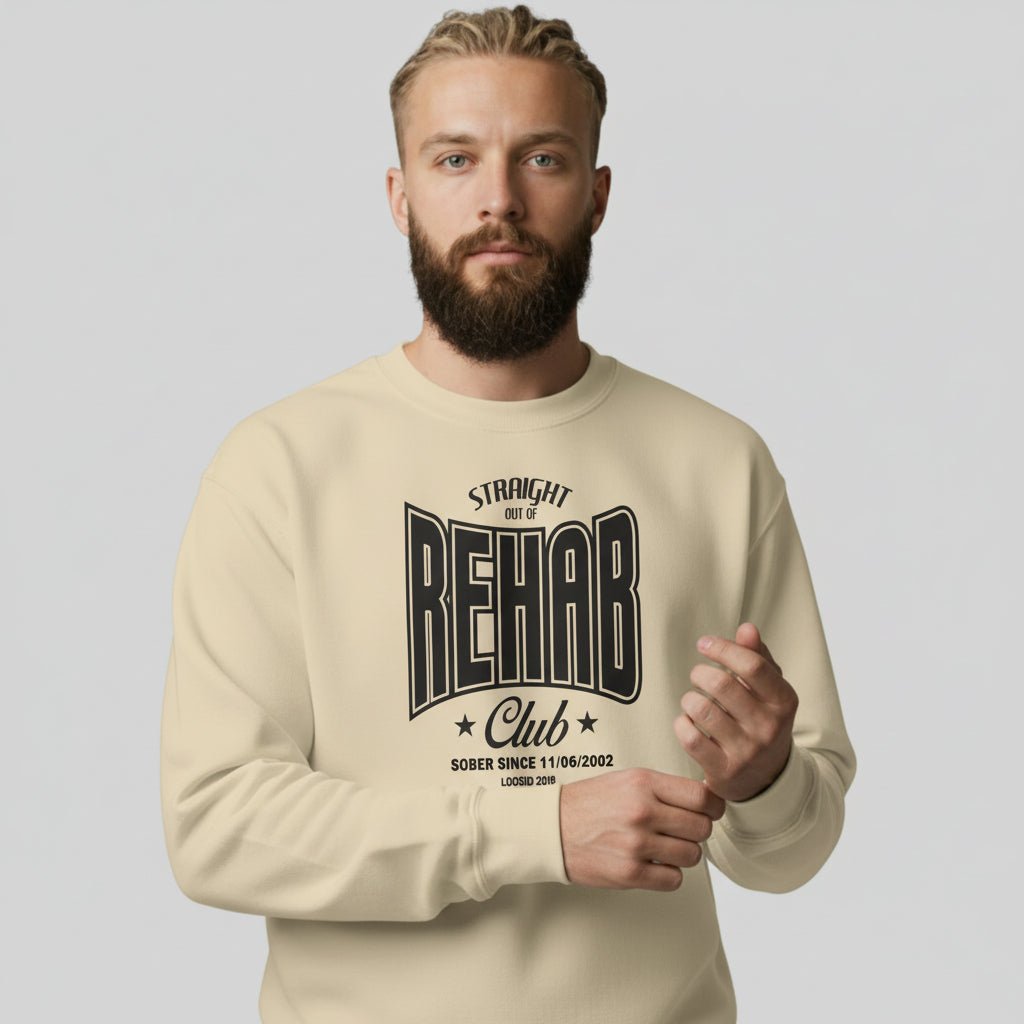 Rehab Recovery Hoodie close-up view (view 2)