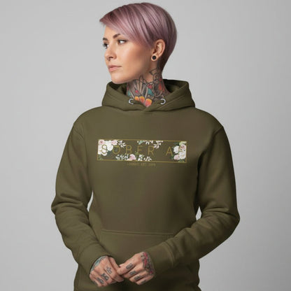 Sober AF Flower Recovery Hoodie product photo (view 20)