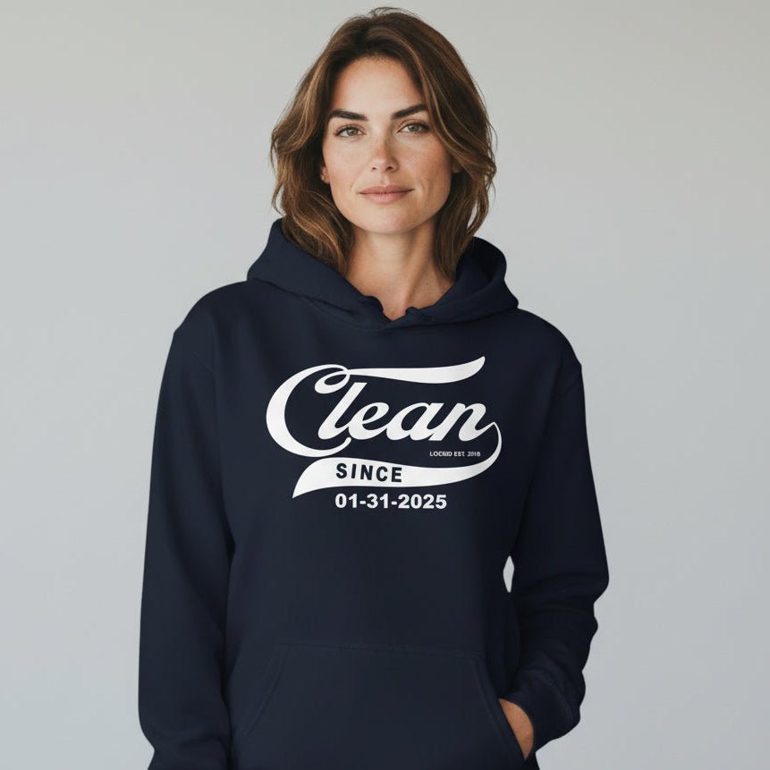 Clean Since Sober Recovery Hoodie packaging detail (view 8)
