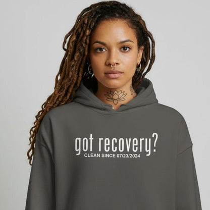 Got Recovery Recovery Hoodie flat lay styled image (view 13)
