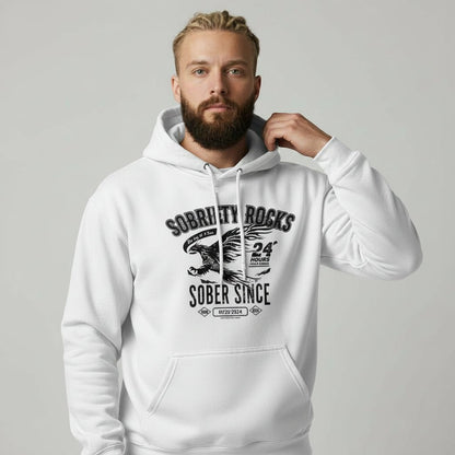 Sober Since Recovery Hoodie lifestyle view (view 35)
