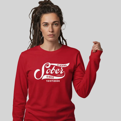 Long Sleeve Sober Sober T Shirt lifestyle view (view 25)