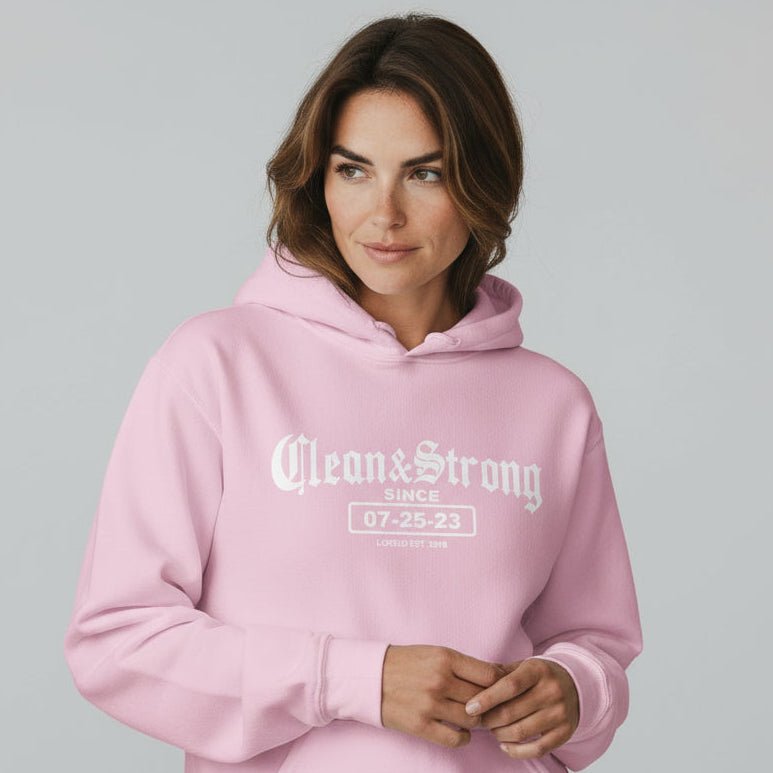 Old School Clean & Strong Recovery Hoodie fit detail (view 19)