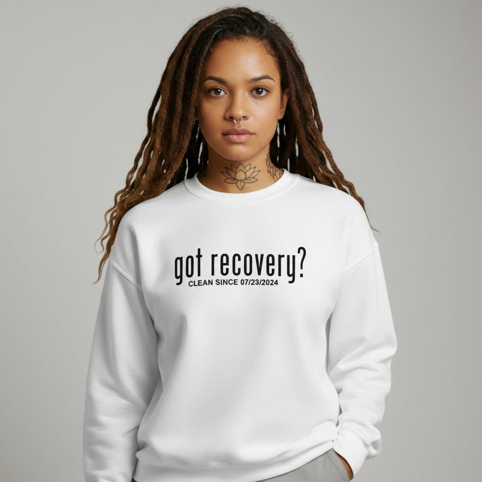 Got Recovery Women's Sobriety Recovery Hoodie close-up view (view 32)