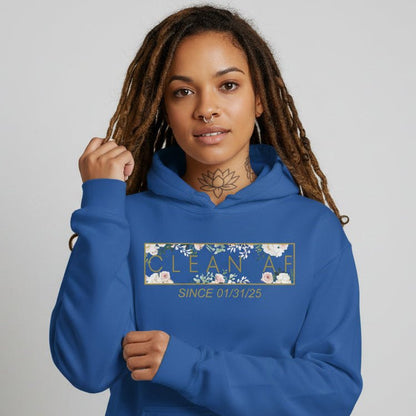 Clean AF Flower Recovery Hoodie graphic detail (view 14)
