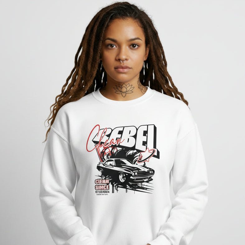 Clean Since Recovery Hoodie graphic detail (view 4)