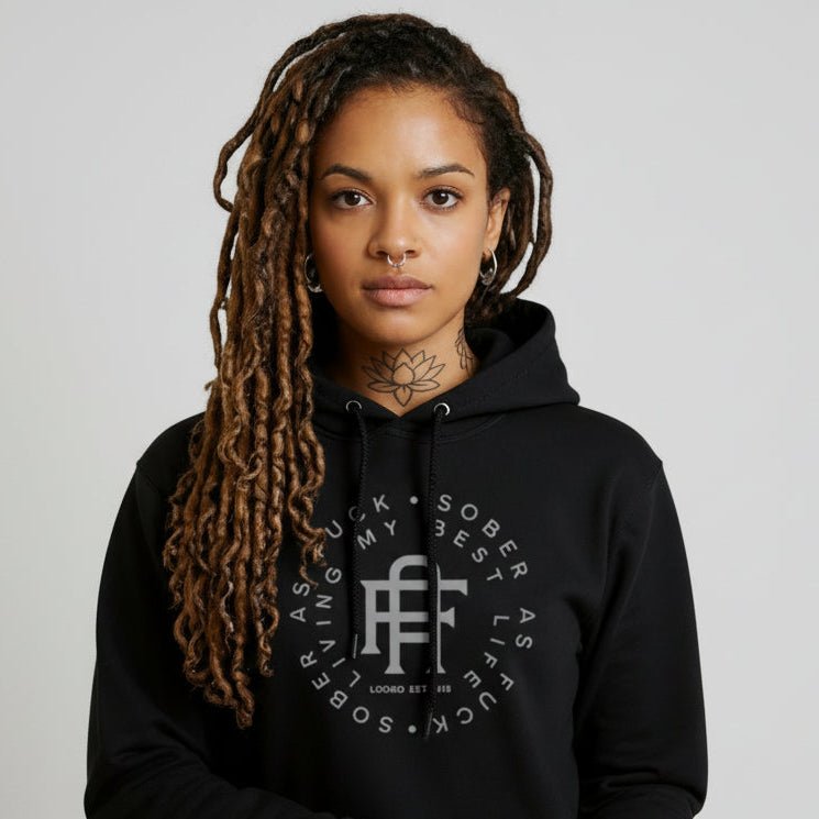 Living My Best Life Recovery Hoodie graphic detail (view 4)