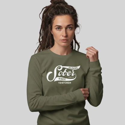 Long Sleeve Sober Sober T Shirt back view (view 17)