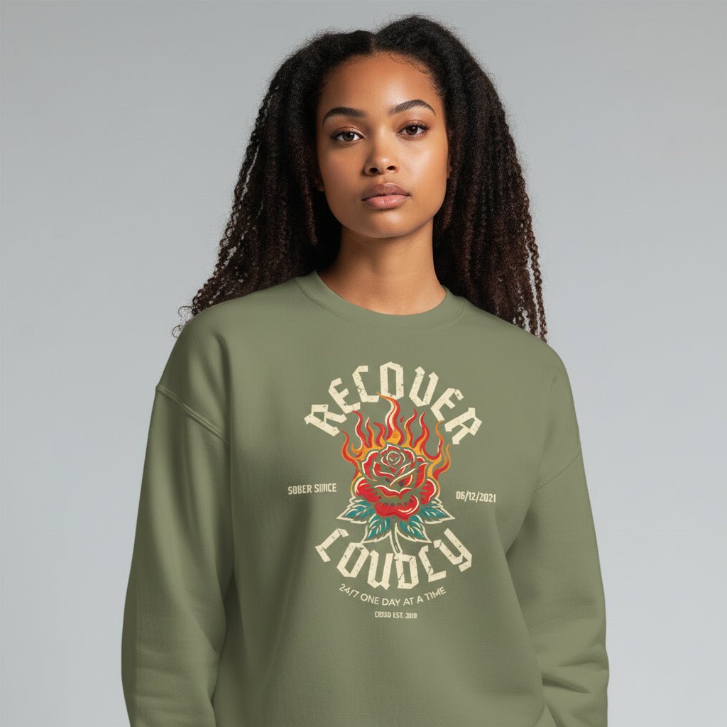 Recover Loudly Recovery Hoodie featuring the design (view 21)