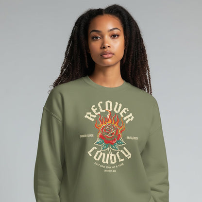 Recover Loudly Recovery Hoodie featuring the design (view 21)