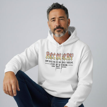 Recovery Rocks Recovery Hoodie featuring the design (view 31)