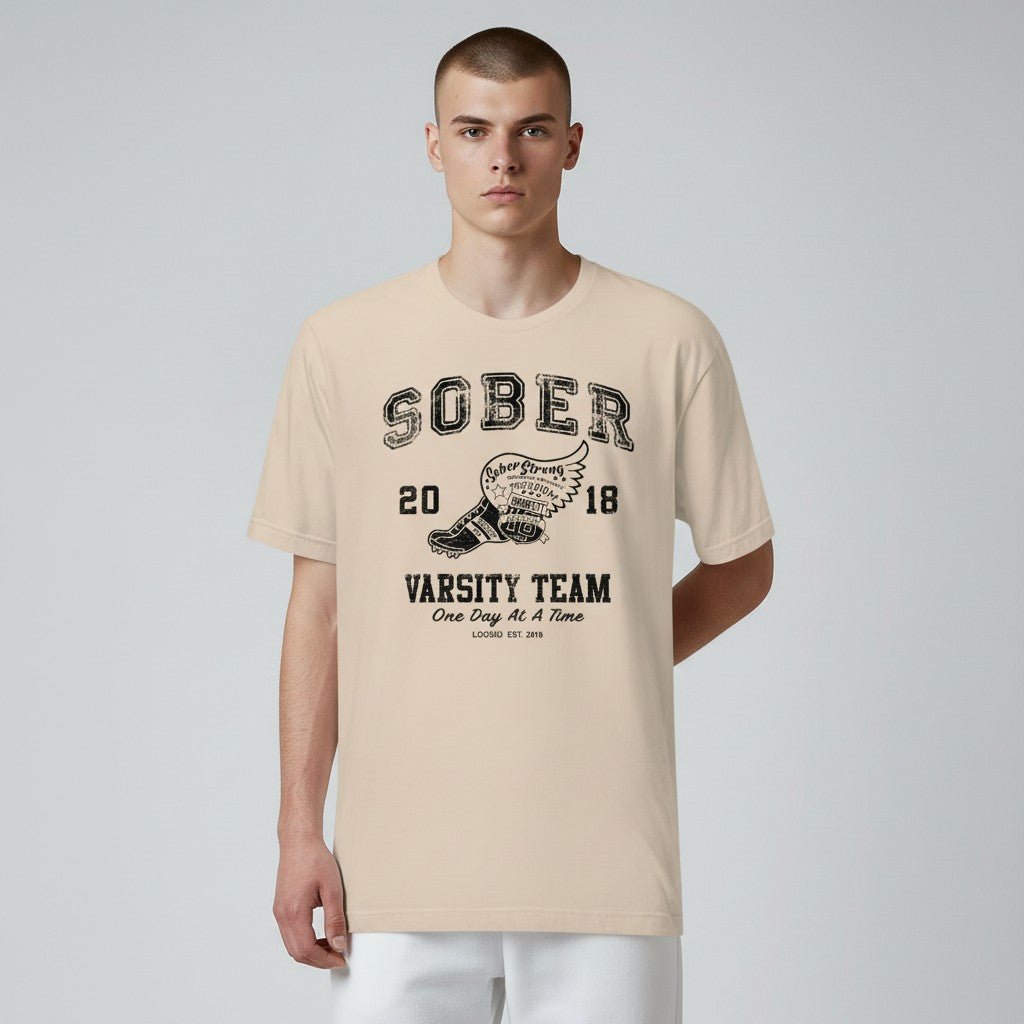 Sober Varsity Men's Sober Sober T Shirt product photo (view 20)