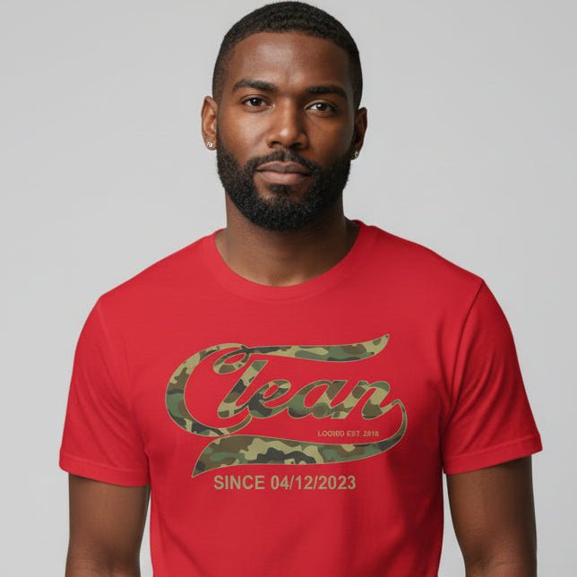 Recovery Date Men's Sobriety Sober T Shirt product photo (view 20)