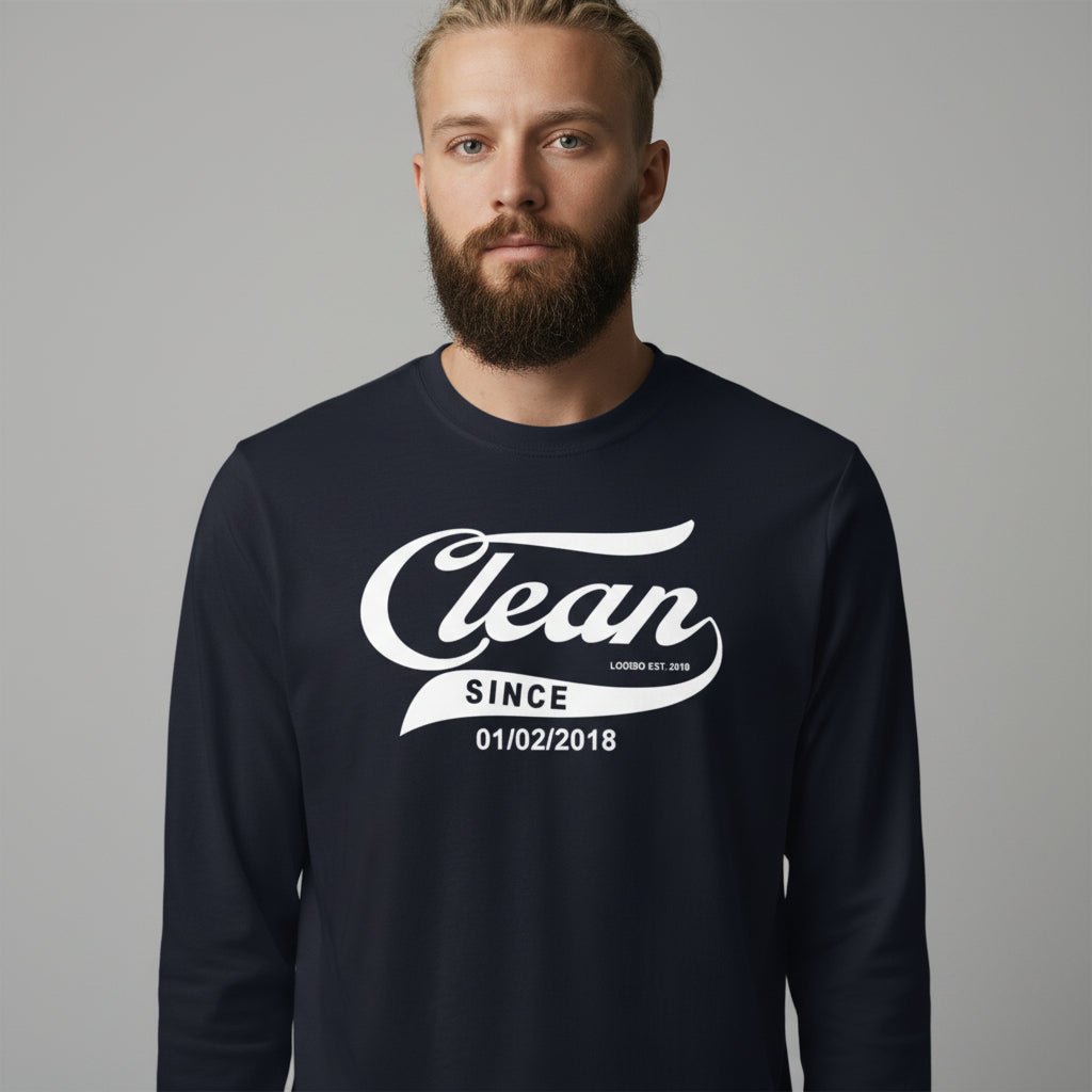 Clean Since Long Sleeve Sober T Shirt fit detail (view 9)