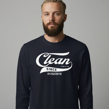 Clean Since Long Sleeve Sober T Shirt fit detail (view 9)