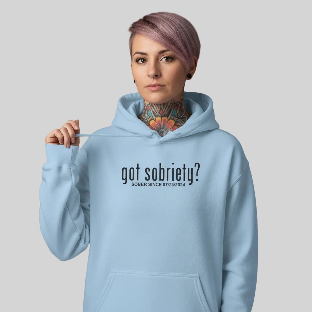 Got Sobriety Recovery Hoodie featuring the design (view 51)