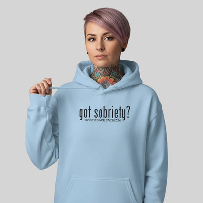 Got Sobriety Recovery Hoodie featuring the design (view 51)