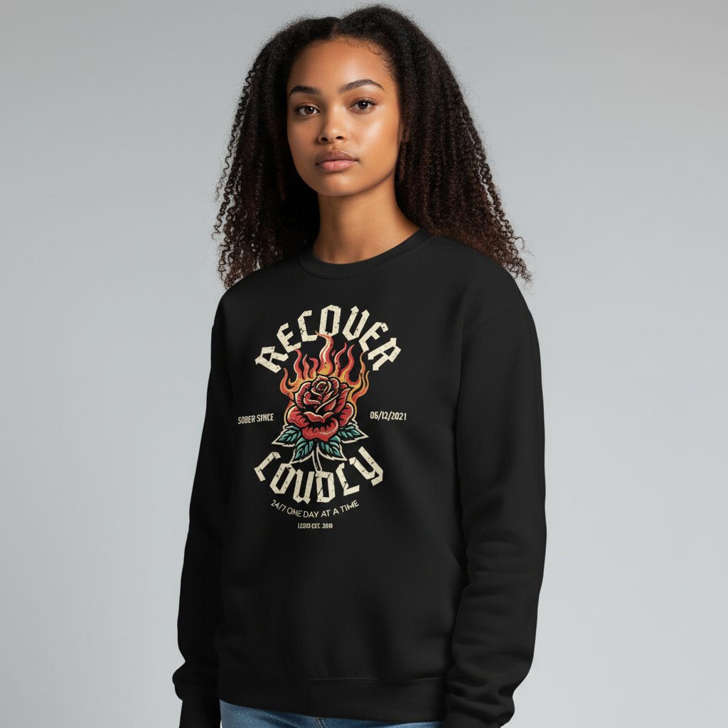 Recover Loudly Recovery Hoodie side view (view 6)