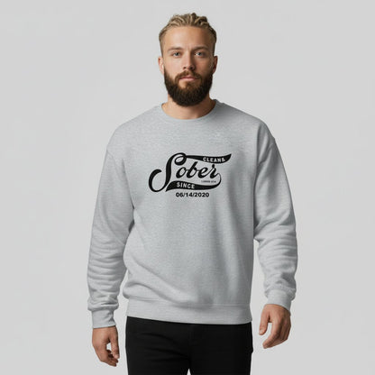 Sober Since Recovery Hoodie lifestyle view (view 25)