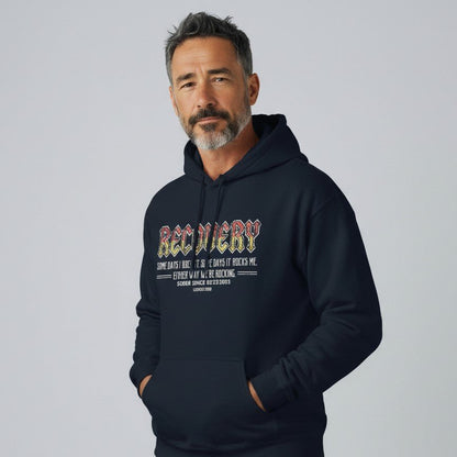Recovery Rocks Recovery Hoodie side view (view 6)