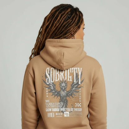 Sober Hoodie Limited Edition Recovery Hoodie packaging detail (view 8)