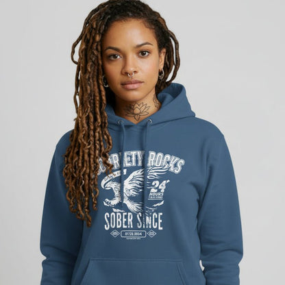 Sober Since Recovery Hoodie side view (view 26)