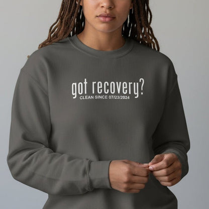 Got Recovery Women's Sobriety Recovery Hoodie flat lay styled image (view 13)