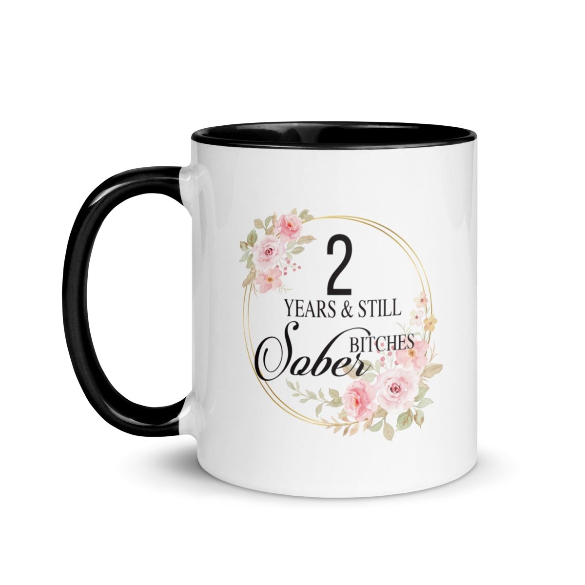 Loosid Years Sober For Her Mug with Color Inside Sober Coffee Mug featuring the design