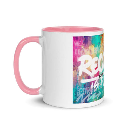 Recovery Is Possible Mug with Sober Date Sober Coffee Mug fit detail (view 9)