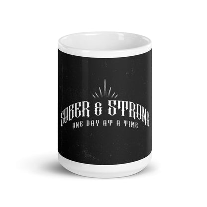 Loosid Sober Strong Sober Coffee Mug featuring the design